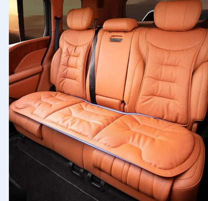 Housse de siège de voiture universelle en cuir, housse de coussin de taille pour siège de voiture, quatre saisons, coussin de Protection pour sièges intérieurs automobiles, accessoire de voiture
