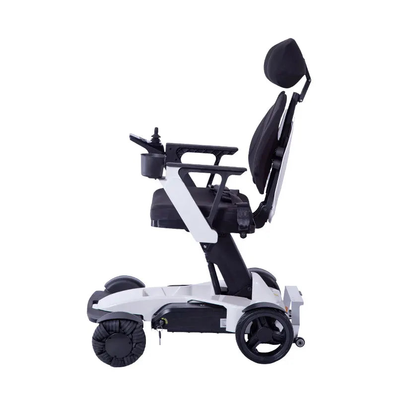 2025 offre spéciale Bluetooth contrôle en aluminium pliant léger motorisé fauteuil roulant électrique pour personnes handicapées
