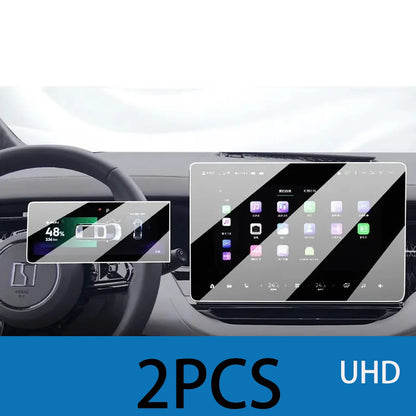 Film trempé de protection TV arrière de Navigation pour instruments de voiture Zeekr 009 2023 2024 2025 2026, accessoires d'intérieur antidéflagrants