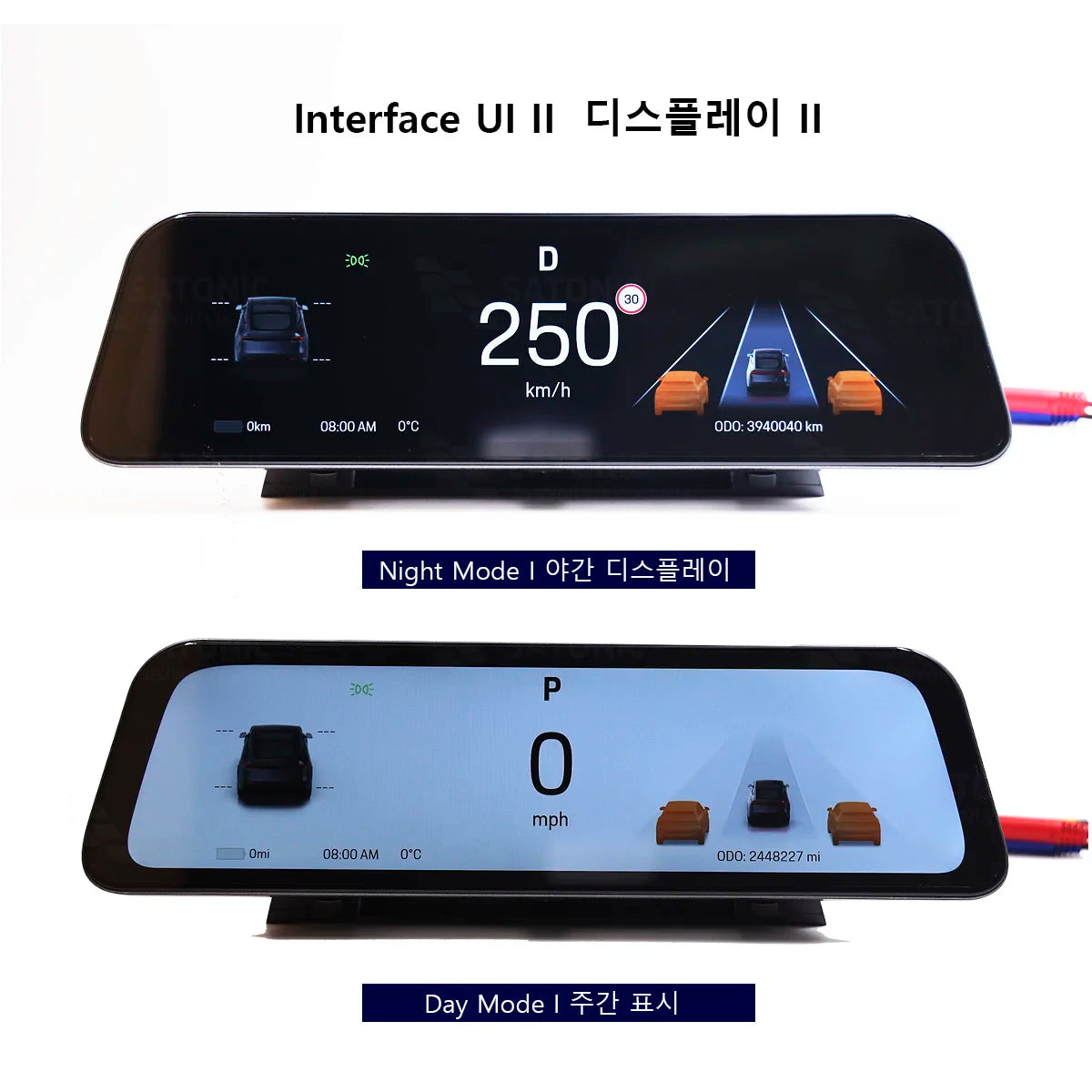 SATONIC 9.66 ''modèle 3 Y Dasbhoard écran pour Tesla 2026 modèle Y Juniper Support sans fil Carplay et android changement de vitesse automatique