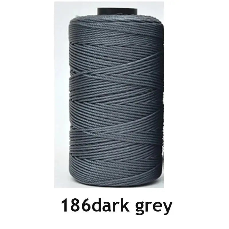 Fil de soie et coton glacé léger d'été, 1.5mm, 200m, fil au Crochet pour bricolage, artisanat, sac, chapeau, chaussures, fil en polypropylène, cordon de fil au Crochet