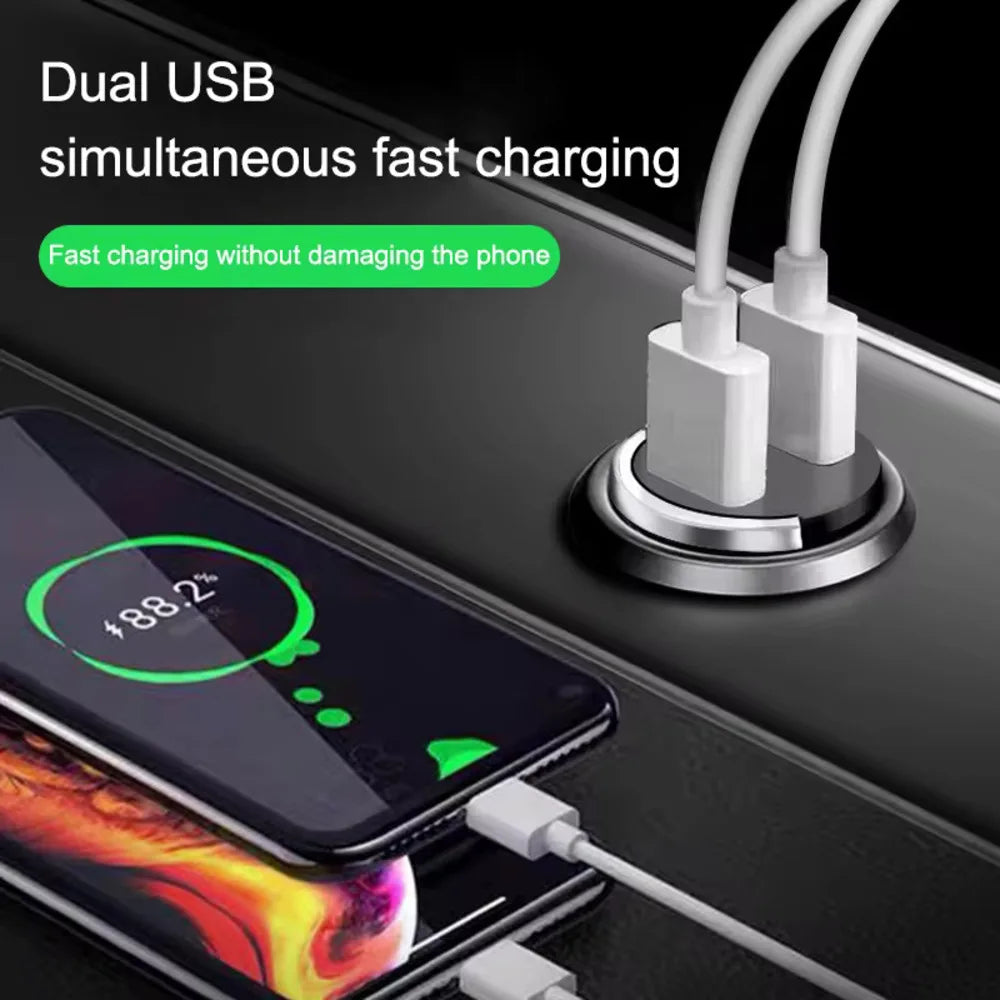 200W mini chargeur de voiture charge rapide pour iPhone QC3.0 mini PD USB Type C chargeur de téléphone portable de voiture pour Xiaomi Samsung Huawei