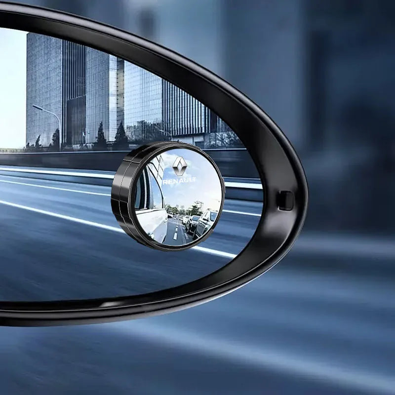 Rétroviseur auxiliaire réglable à 360 degrés pour voiture, 2 pièces, pour Renault Koleos Clio Laguna 2 Megane 2 3 Duster Logan