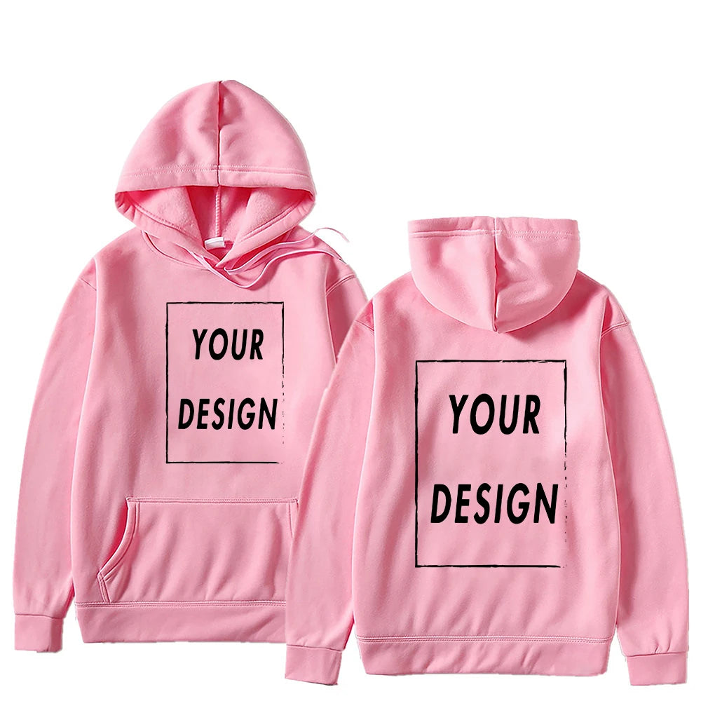 Votre propre Design marque Logo/image personnalisée partout hommes femmes sweat à capuche bricolage sweat à capuche décontracté à la mode nouveau