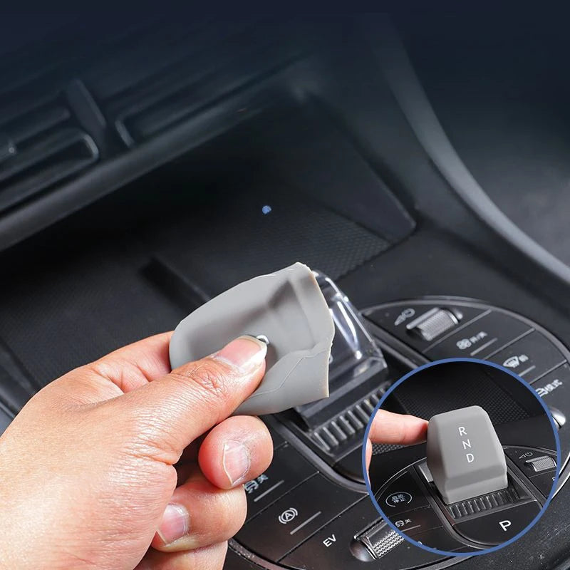 Colliers de changement de vitesse en Silicone, couvercle de protection du levier de vitesse, Modification intérieure de voiture décorative, pour BYD Sea Lion 07 EV 2024 2025