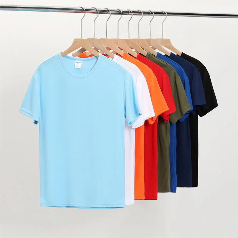 ELIKE T-shirt de sport respirant à séchage rapide Logo personnalisé Impression Broderie Design Société Groupe Marque 8 Couleurs Y-S-4xl Été