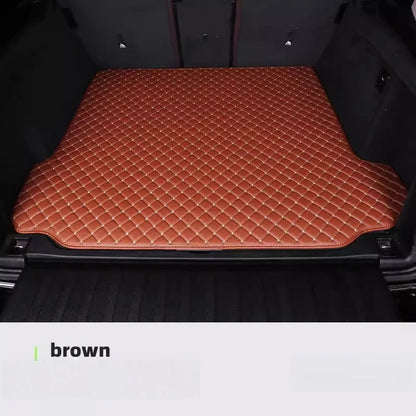 Tapis de coffre de voiture en cuir artificiel personnalisé, pour Alfa Romeo Giulia 2017 – 2022 Stelvio 2017-2022, accessoires d'intérieur de voiture