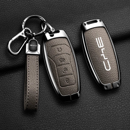 Nouveau Style en alliage peau de mouton voiture clé housse pour BYD chanson Pro Plus Max Dmi EV joint dauphin télécommande clé Auto accessoires
