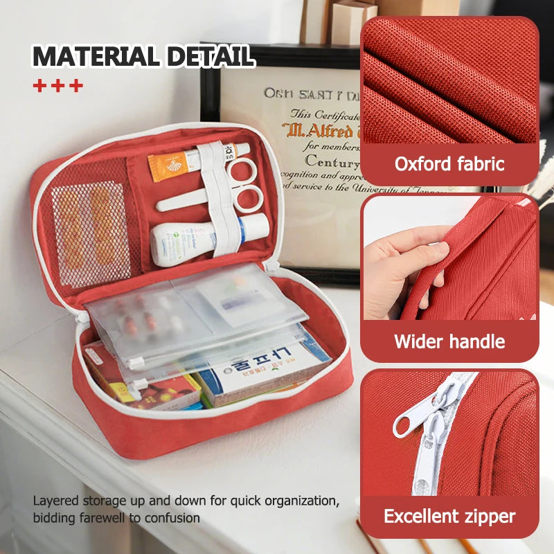 Sac de rangement de médicaments de premiers secours, Kit médical de voyage à domicile en plein air pour BYD M6 G3 G5 T3 F3 F0 S6 S7 E5 E6 L3 Tang Yuan