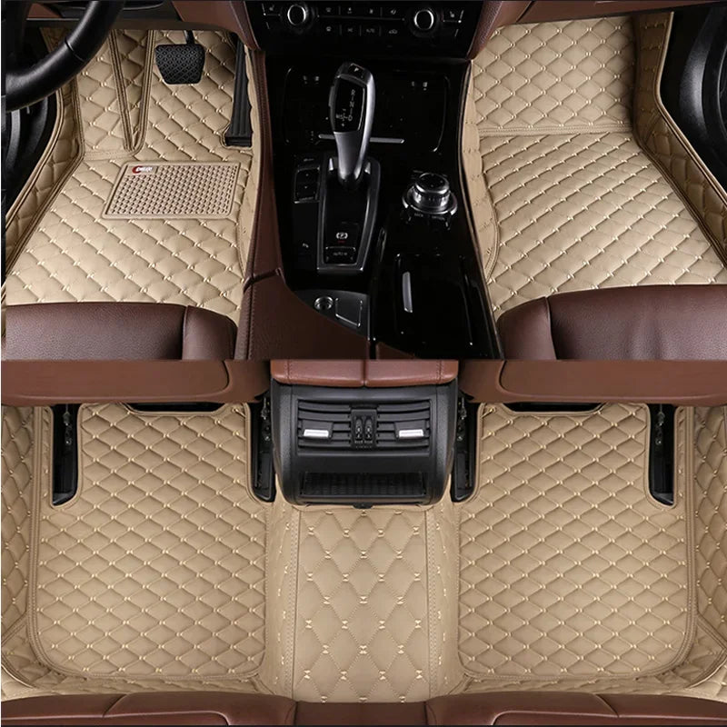 Tapis de sol de voiture personnalisés adaptés à la BMW X5 5 sièges véhicule électrique 2017-2019 tapis de pied en cuir automatique tapis