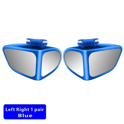 Rétroviseurs de voiture réglables et rotatifs, rétroviseur grand angle, rétroviseur de sécurité transparent, accessoires convexes, angle mort à 360 °, 2 pièces
