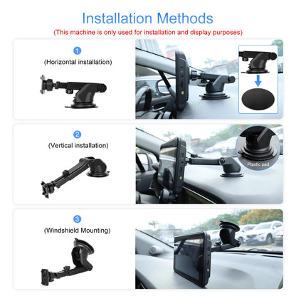 Podofo 8 ''lecteur d'écran intelligent CarPlay Android Auto IPS lecteur multimédia à écran Vertical vers FM Bluetooth Airplay Android Cast