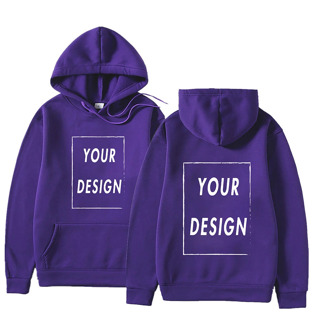 Votre propre Design marque Logo/image personnalisée partout hommes femmes sweat à capuche bricolage sweat à capuche décontracté à la mode nouveau