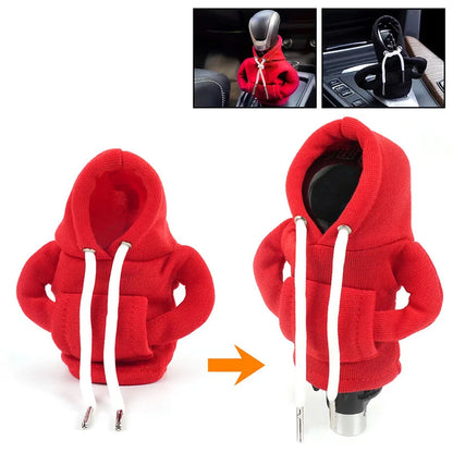 Mini couvercle à capuche pour changement de vitesse, couvercle de changement de vitesse, décoration de poignée de vitesse, adapté au levier de changement de vitesse de voiture universel automatique manuel, décor intérie