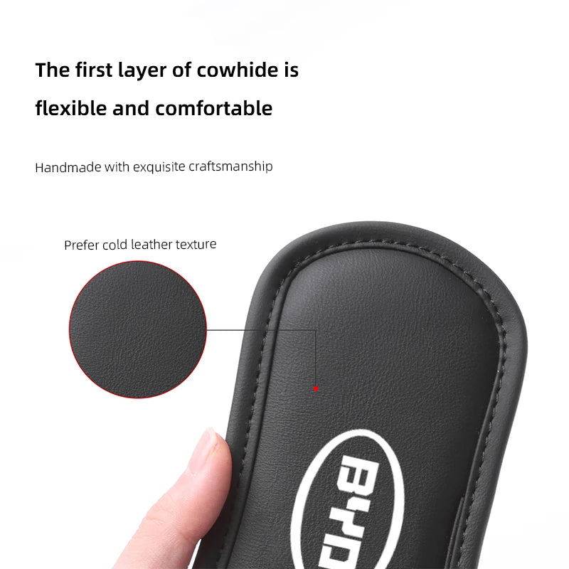 Coussinets de repose-genoux pour intérieur de voiture, coussin en cuir pour BYD Tang U8