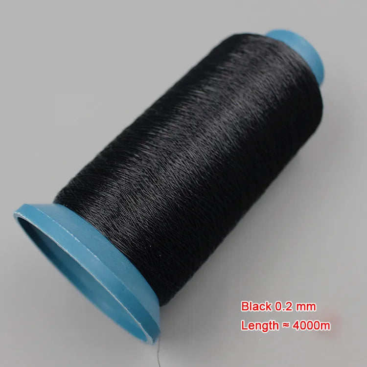 Fil de Nylon Invisible pour Machine à coudre, 4500 mètres, pour couture à la main, accessoire de couture