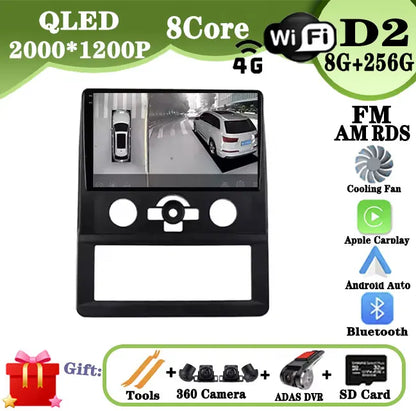 DSP راديو سيارة Carplay لـ Foton Royal Salon K1 G7 G9 GPS ملاحة Android Auto ستريو مشغل وسائط متعددة 4G Wifi BT