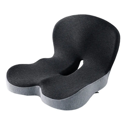 Coussin de chaise de bureau intégré en forme de L en mousse à mémoire de forme, avec Support arrière, coussin de siège de voiture pour employés de bureau, conducteurs de voiture