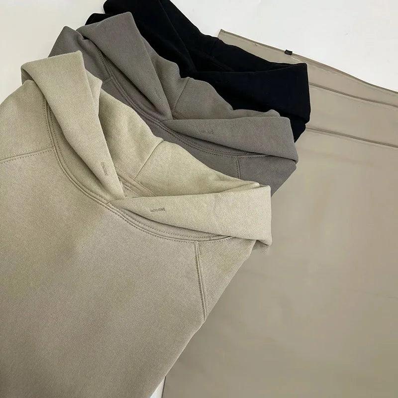 LOGO personnalisé bricolage marque ensembles à capuche Type de mode 2 pièces costume épais polaire Jogging surdimensionné survêtement à capuche + pantalon Streetwear