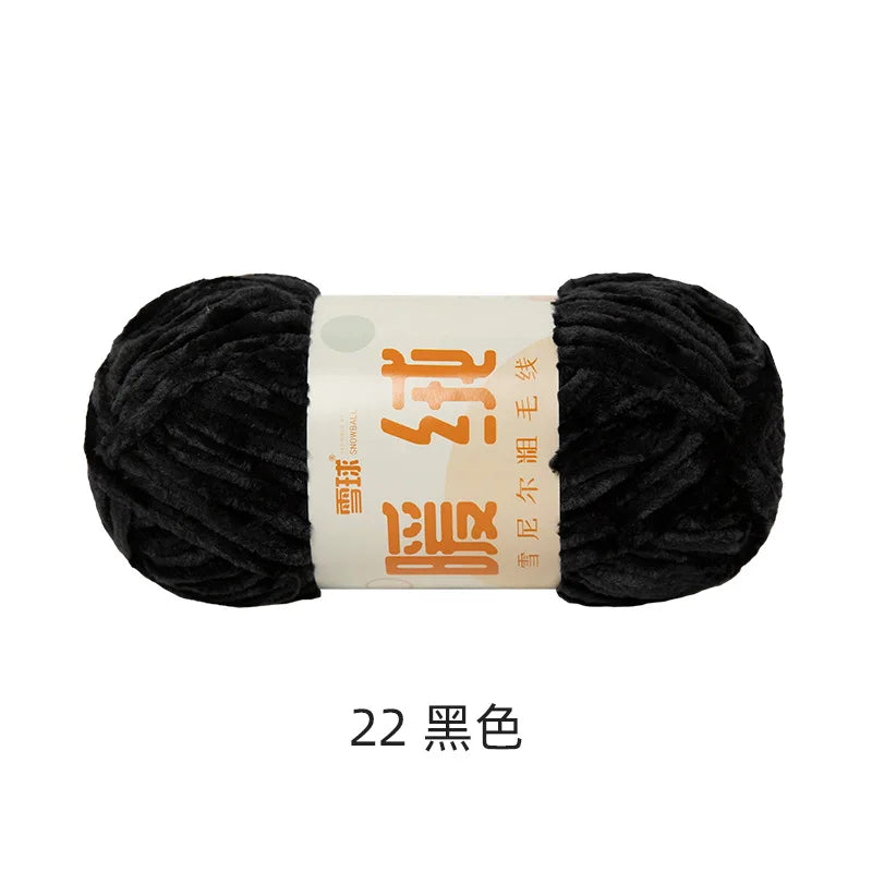 Fil à tricoter 100g, fil de glace douce, fil de coton tricoté à la main pour écharpe, Crochet de bricolage tricoté à la main