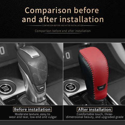 Convient pour NissanMagniteNew Sunshine pommeau de levier de vitesse couvercle levier de vitesse étui de protection poignée housse en cuir manette de vitesse manette de vitesse