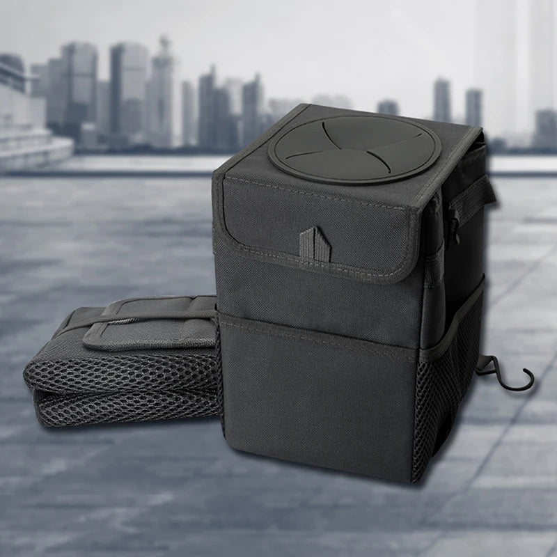 Poubelle de voiture pliable Portable, poubelle suspendue étanche pour l'intérieur des véhicules, organisateur de rangement multifonctionnel