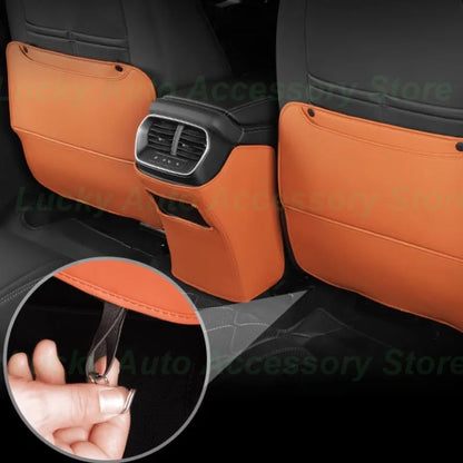 Housses arrière de voiture Nucleo Anti-rika, BYD Sea Discuting 07, EV 2024, Protecteur de coup de pied arrière de siège, D343, Proof, Accessoires intérieurs en cuir