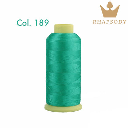 Bal apsody-Fil à broder en polyester, 5000m, 40WT, 120 tches, 200, pour machine à broder Brother Singer Janome Babylock, couture à domicile