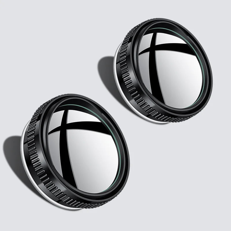 Miroir d'angle mort pour voiture, 2 pièces, rétroviseur de voiture, Vision complète 360, large colère, aide au stationnement, miroir convexe