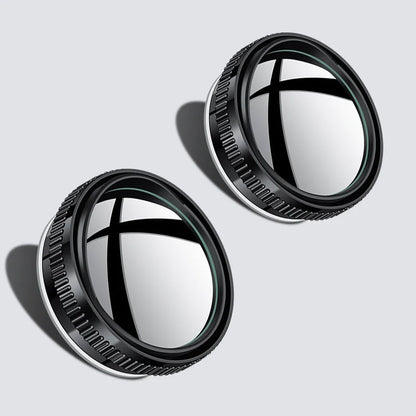Miroir d'angle mort pour voiture, 2 pièces, rétroviseur de voiture, Vision complète 360, large colère, aide au stationnement, miroir convexe