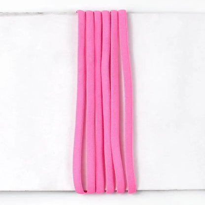 Bande élastique 5/10/20M 3/5mm, noyau d'huile, corde en Nylon pour attaches de cheveux, sangle de masque, bande extensible, soutien-gorge, chaussures, bandes en caoutchouc, accessoires de couture