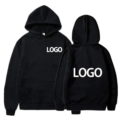 Pull à capuche pour hommes et femmes, vêtements décontractés amples personnalisés pour équipe, à la mode et personnalisés 80% polyester, 20% coton