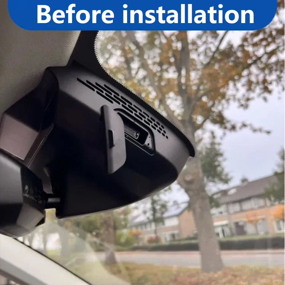 AutoBora-Caméra de tableau de bord DVR de voiture, moniteur vidéo 24H pour Lynk & Co 01, 3840, 2160, 4K, WiFi, 2023x2024