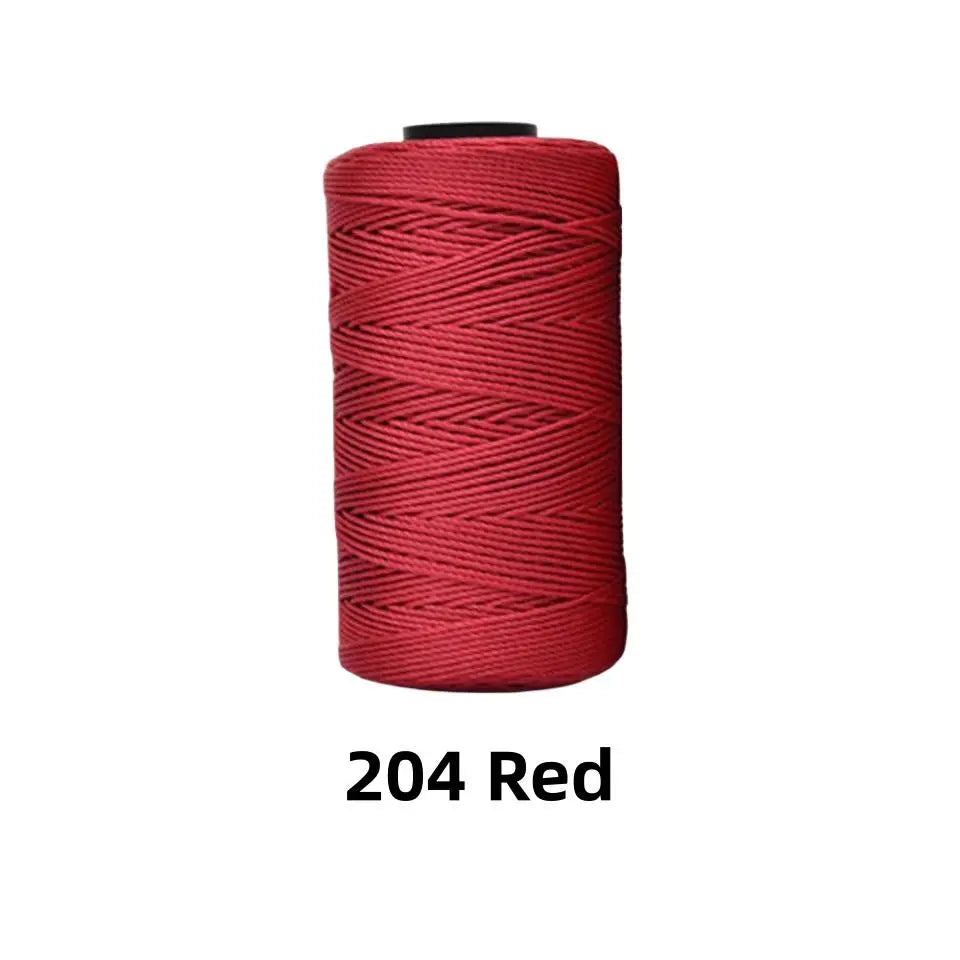 Fil de soie et coton glacé léger d'été, 1.5mm, 200m, fil au Crochet pour bricolage, artisanat, sac, chapeau, chaussures, fil en polypropylène, cordon de fil au Crochet