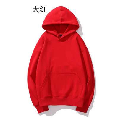 Pull en peluche à épaules dénudées pour hommes, Logo personnalisé, ample, couleur unie, grande taille, Hip-hop, rue, pull vierge