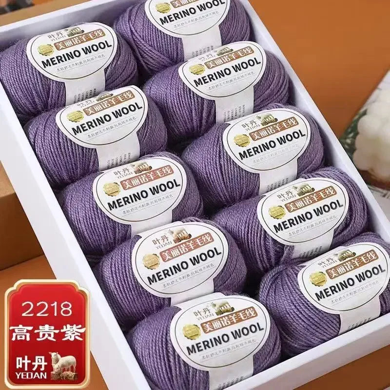 Fil de laine doux à 3 plis, 500 g/ensemble, pour crochets, chapeau d'hiver, pull, écharpe, châle, manteau, Cardigan, bricolage, confortable, chaud et moelleux, fil rouge pour bébé