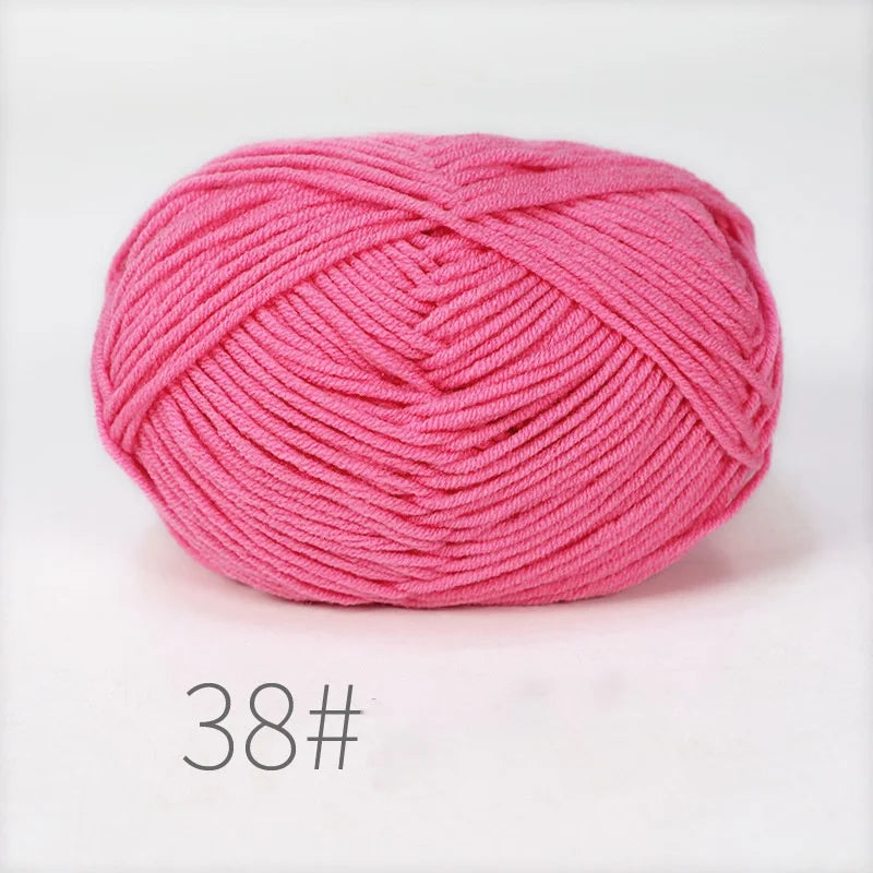 Fil à tricoter en coton doux, tissu mélangé, fil de velours en fibres épaisses, fil de laine au Crochet pour pull, bricolage