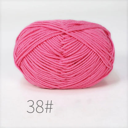 Fil à tricoter en coton doux, tissu mélangé, fil de velours en fibres épaisses, fil de laine au Crochet pour pull, bricolage