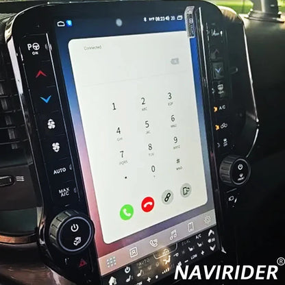 11.6/13.6 pouces écran Audio DSP stéréo pour Dodge Ram 1500 2500 3500 2019-2023 autoradio lecteur multimédia Android 1Din Bluetooth