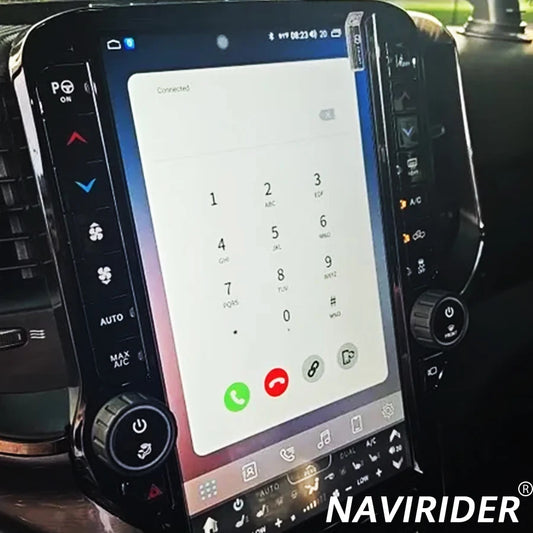 11.6/13.6 pouces écran Audio DSP stéréo pour Dodge Ram 1500 2500 3500 2019-2023 autoradio lecteur multimédia Android 1Din Bluetooth