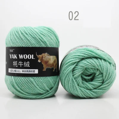 Fil épais de laine de cachemire Yak pour tricoter, écharpe de pull au Crochet, fil de laine mélangée mérinos tricoté de haute qualité
