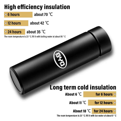 Nouvelle bouteille Thermos intelligente de voiture avec affichage de la température tasse à café pour BYD Atto 3 EV F3 E6 Dmi chanson F0 Qin Pro Yuan Plus Han Tang