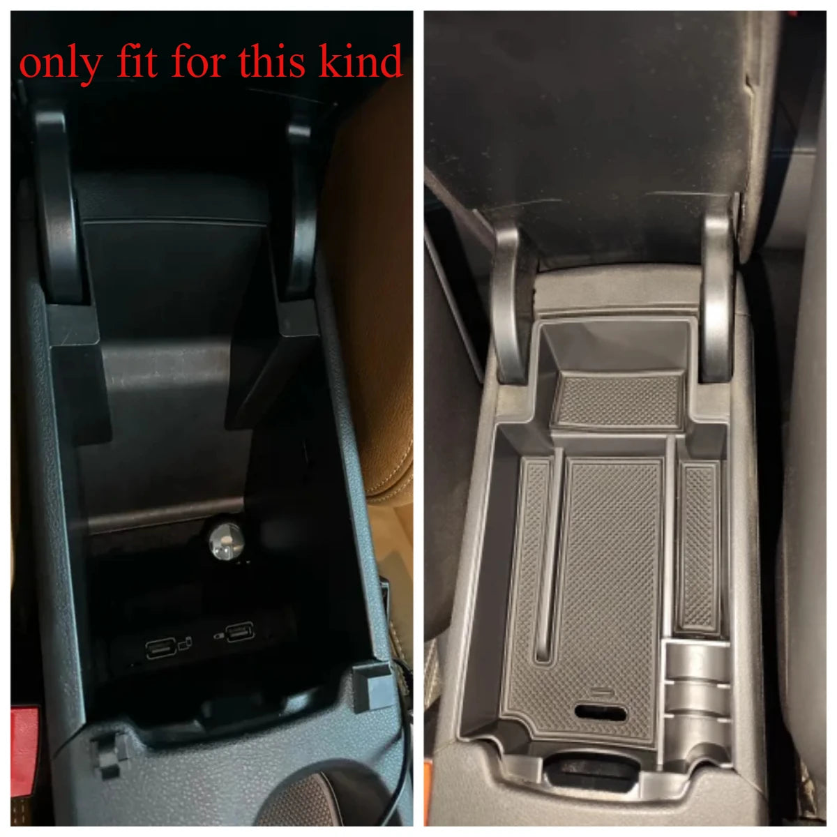 Boîte de rangement d'accoudoir de Console centrale de voiture, emballage d'articles divers, pour Mercedes Benz GLA X156 A B classe W176 W246 MB A180 B200 GLA250 AMG