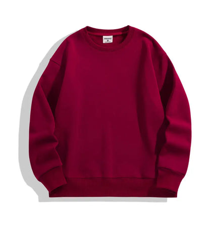 Bricolage Logo personnalisé 500GSM poids lourd hommes sweats à capuche nouveau automne hiver épais coton hommes haut couleur unie sweat à capuche pull
