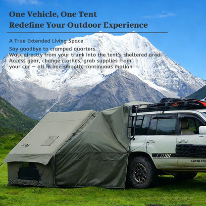 Tente de camping gonflable PAKICETUS pour 4 à 8 personnes avec fenêtres, tente de camping portable résistante à l'eau