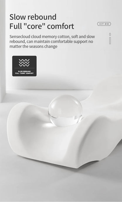 Appui-tête en cuir pour voiture, Support lombaire en mousse à mémoire de forme, oreiller de cou, coussin de dos, Support de taille, accessoires d'intérieur de voiture