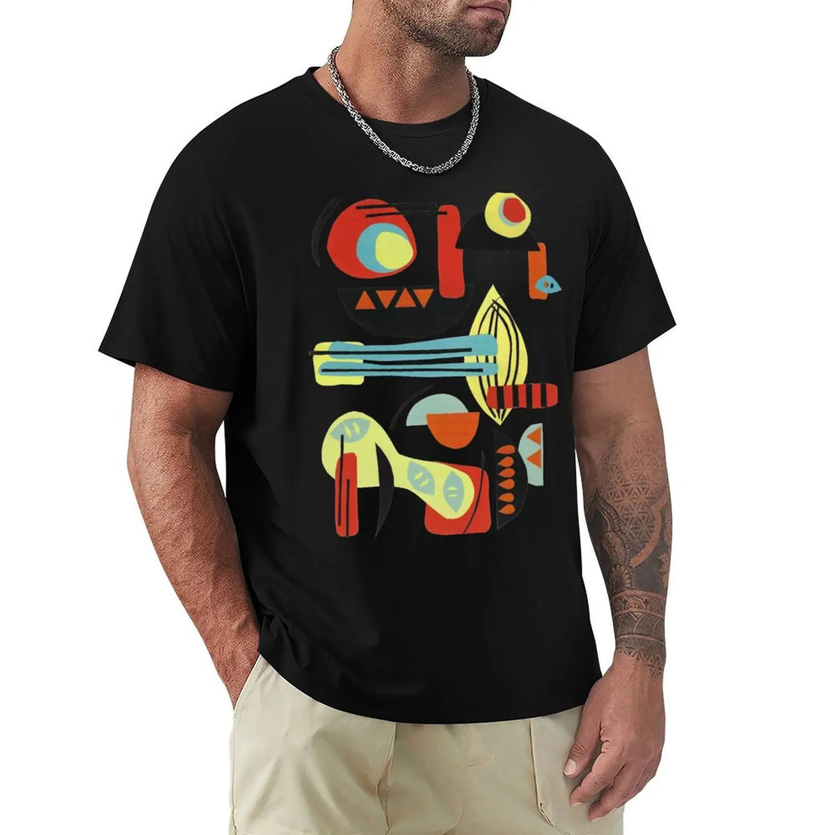 Mad About Mid Mod T-Shirt chemises d'affliction de créateur de luxe t-shirts pour hommes