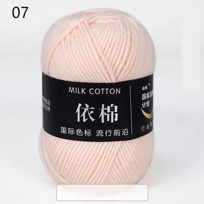 Nouveau 10 pièces série rose fil lait coton fil combinaison Crochet tricot fil ensemble pour bricolage à la main artisanat pull écharpe tricot
