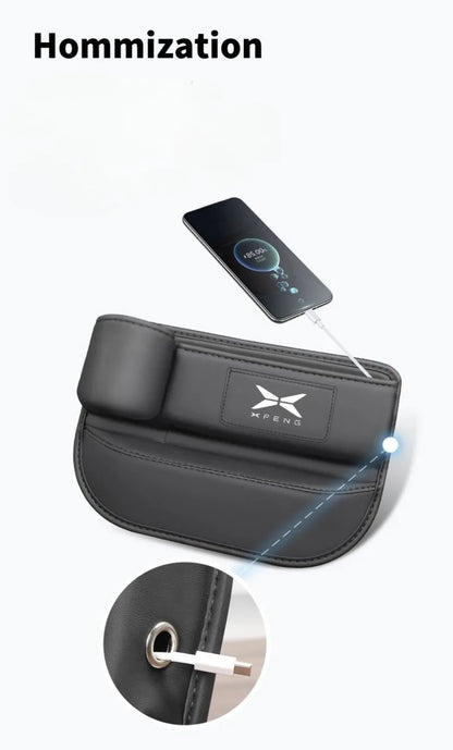 Boîte de rangement de fentes de siège de voiture, tasse d'eau, support de téléphone, sac de rangement, accessoires de rangement intérieur pour Xpeng G6 G9 G3 G3i P7 P5 P7i X9