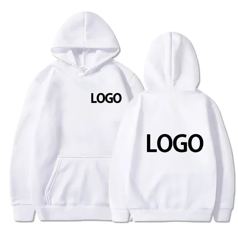 Pull à capuche pour hommes et femmes, vêtements décontractés amples personnalisés pour équipe, à la mode et personnalisés 80% polyester, 20% coton